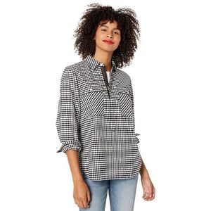 J. Crew Factory | Black and White Plaid Sweater | Size XS
